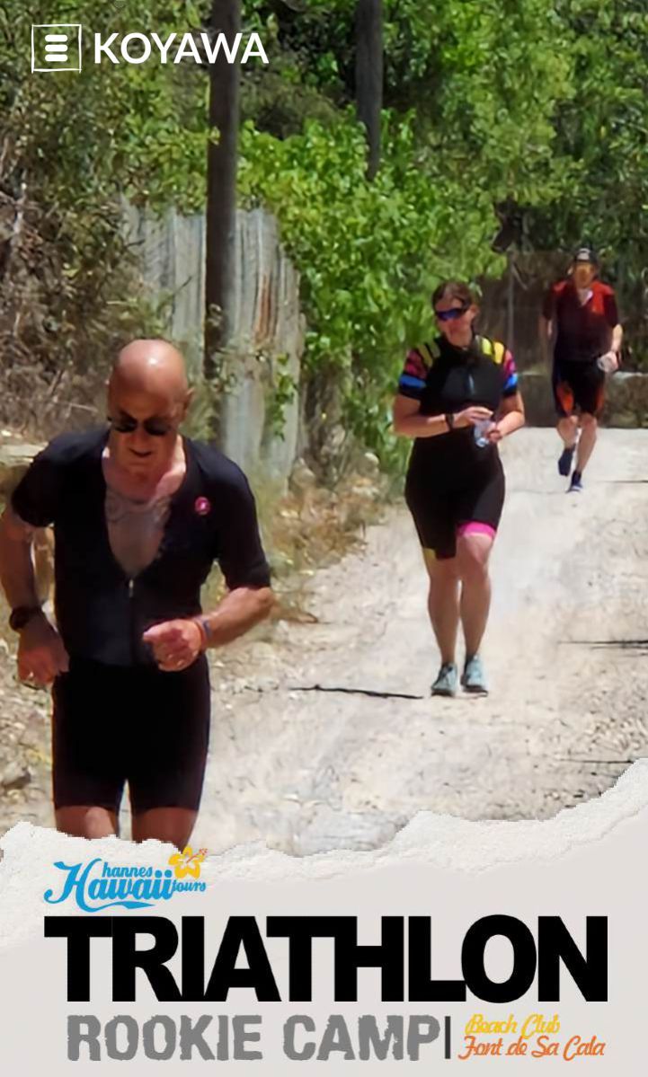 Einsteiger Triathlet beim Laufen