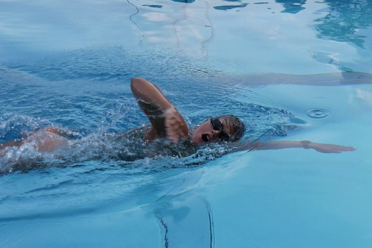 guter Schwimmtechnik