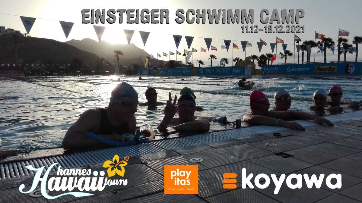 Schwimmen im 50 meter Becken in Playitas