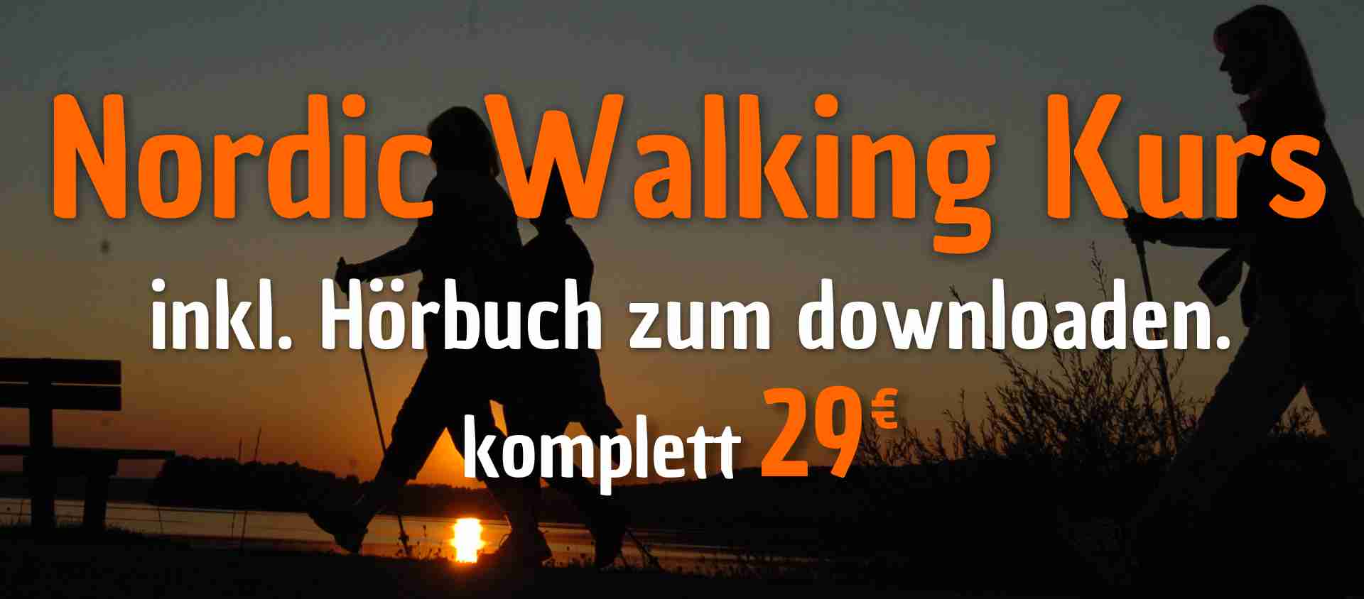 Nordic Walking kurs inklusive Hörbuch
