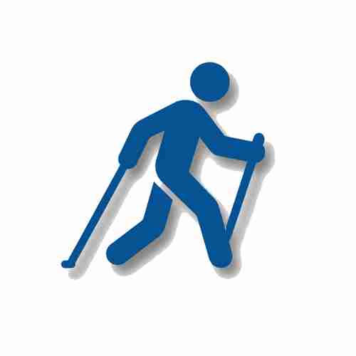 Nordic Walking Audiokurs Piktogramm
