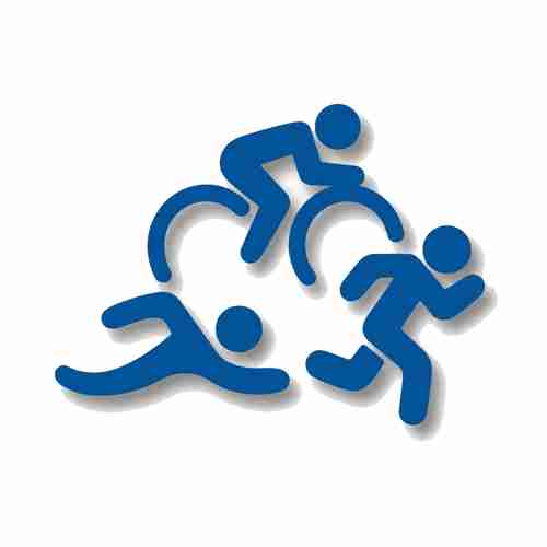 Triathlon Kurs Piktogramm